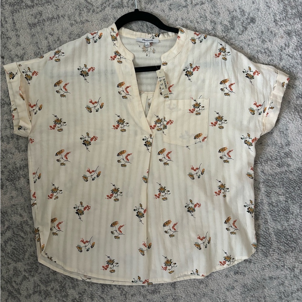 Madewell Floral Blouse